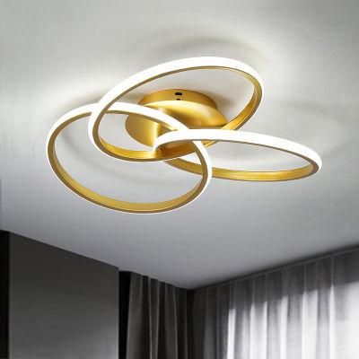 Modern Round Simple Rotating LED Ceiling Light