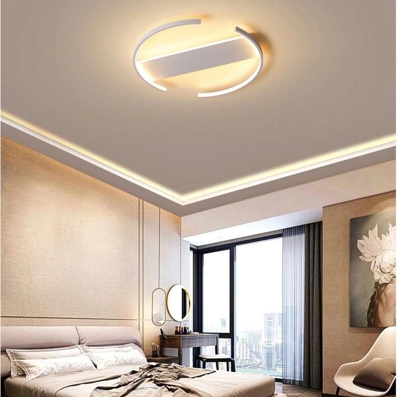 White Bedroom Light Simple Modern Art Nordic Warm Room Lamp LED