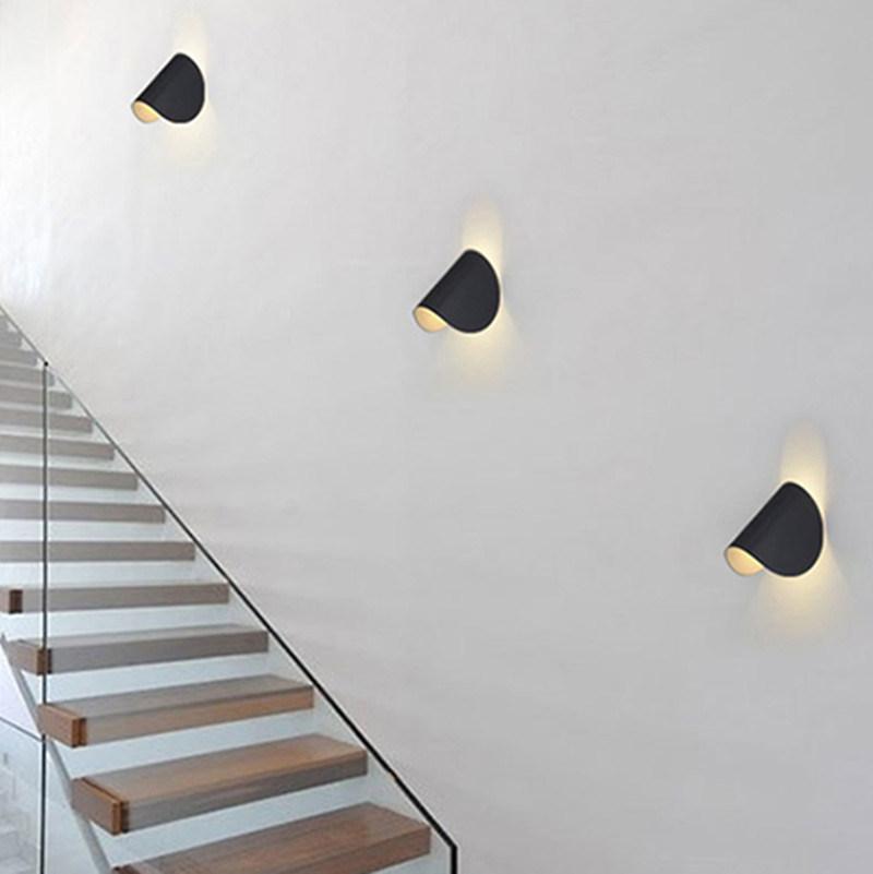 Italian Modern Minimalist Wall Lamp Living Room Creative Rotating Art Io LED Wall Sconce (WH-OR-211)