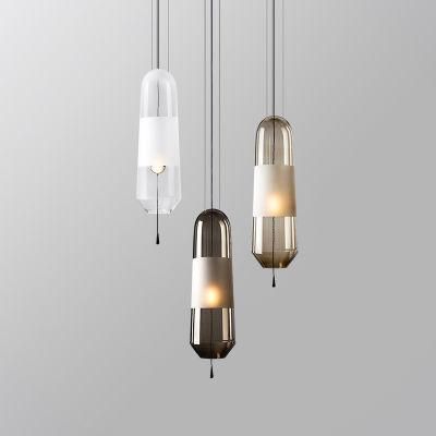 Clear Hanging Ball Lamp Pendant Light Hand Blown Selene Decorative Nordic Modern Indoor Glass Pendant Light
