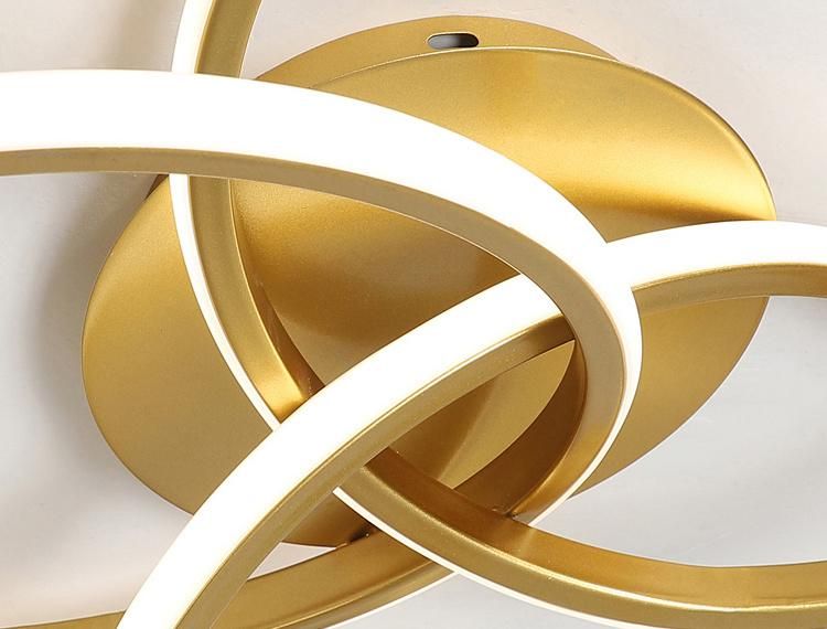 Modern Round Simple Rotating LED Ceiling Light