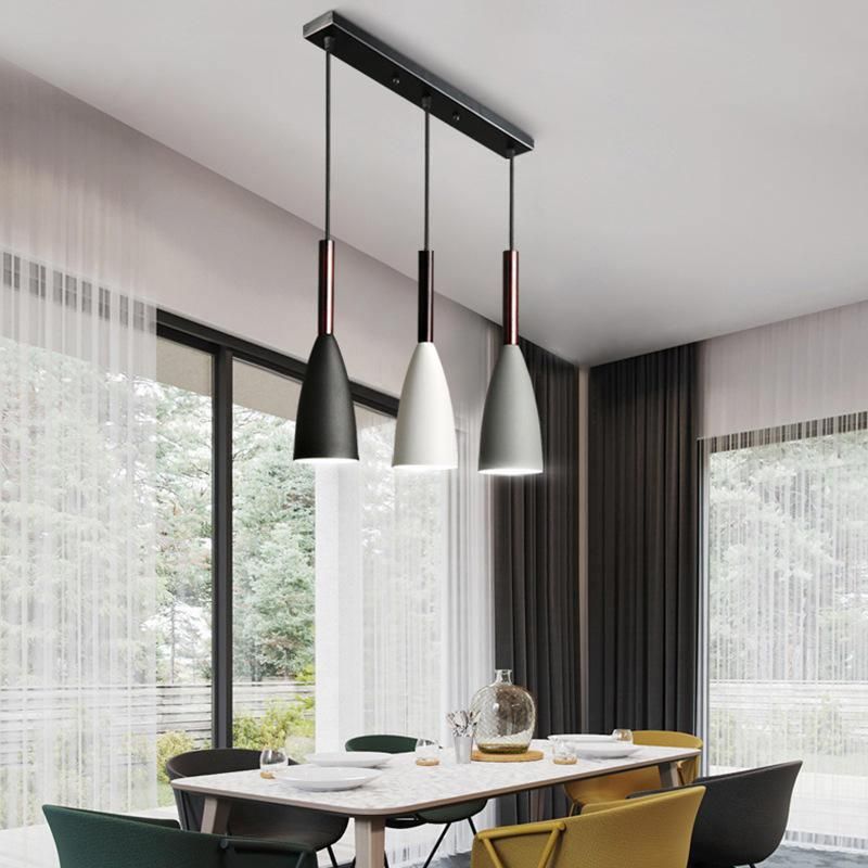 Modern 3 Pendant Lighting Nordic Minimalist Pendant Lights Over Dining Table Kitchen Island Hanging Lamps Dining Room Lights