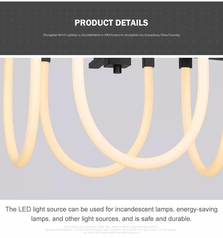 Nordic DIY Modern Simple Unique Hanging Edinbrugh LED Chandelier
