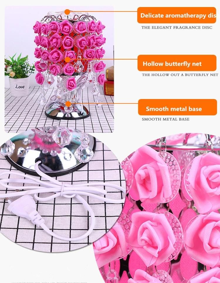 Roses Are Used as Scented Lamps for Tassels