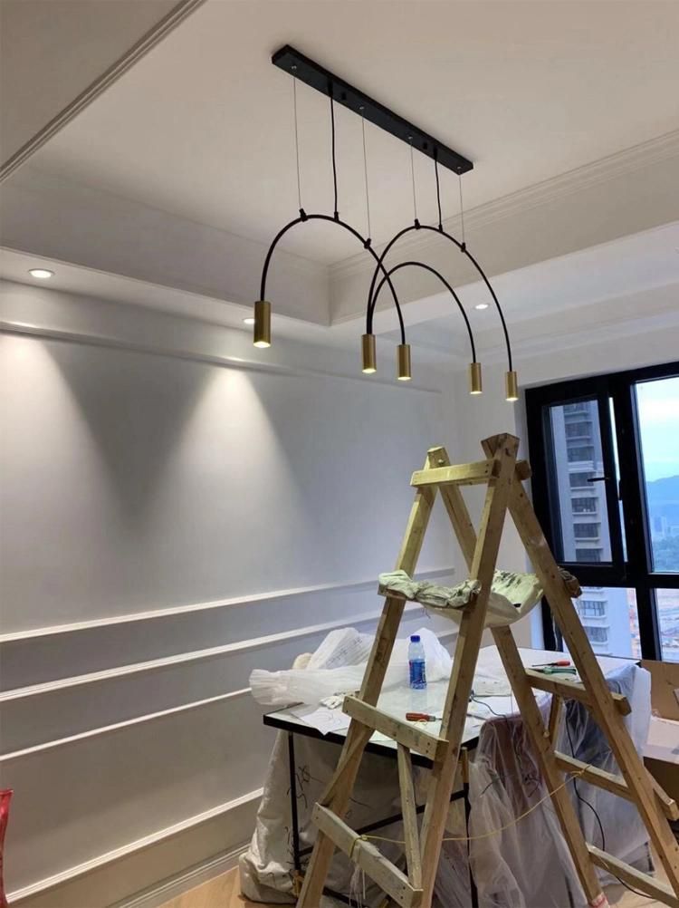 Home Decorative Modern Villa Pendant Light, Large Hotel Custom Chandelier