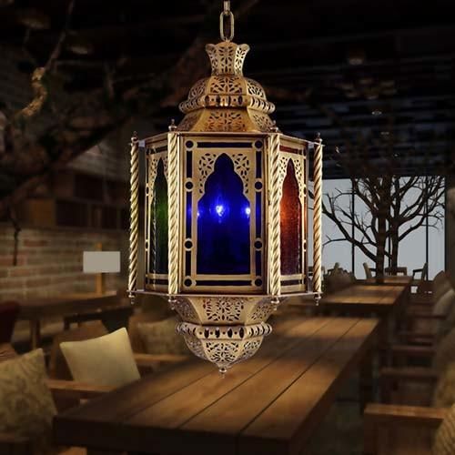 Moroco Style Copper Pendant Lamp Pendant Ceiling Light Brass Pendant Light Hanging Light for Living Room