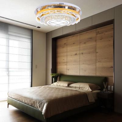 Dafangzhou 207W Light LED Interior Lighting China Supplier Gold Flush Mount Light Garden Style Round Ceiling Lamp Applied in Office