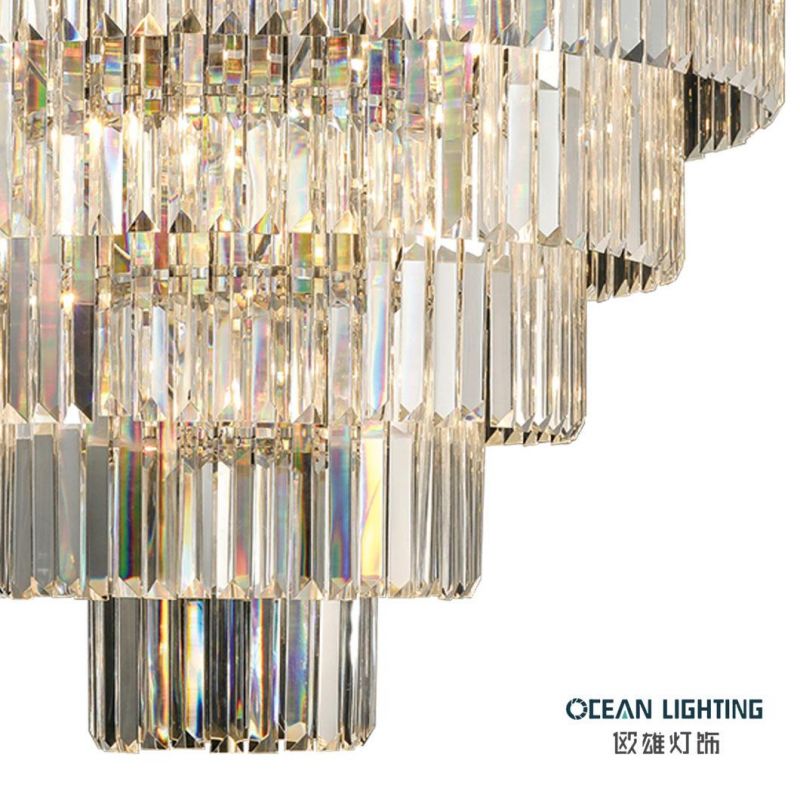 Lighting Decoration Pendant Lamp Chandekiers Luxury Round Crystal Chandelier