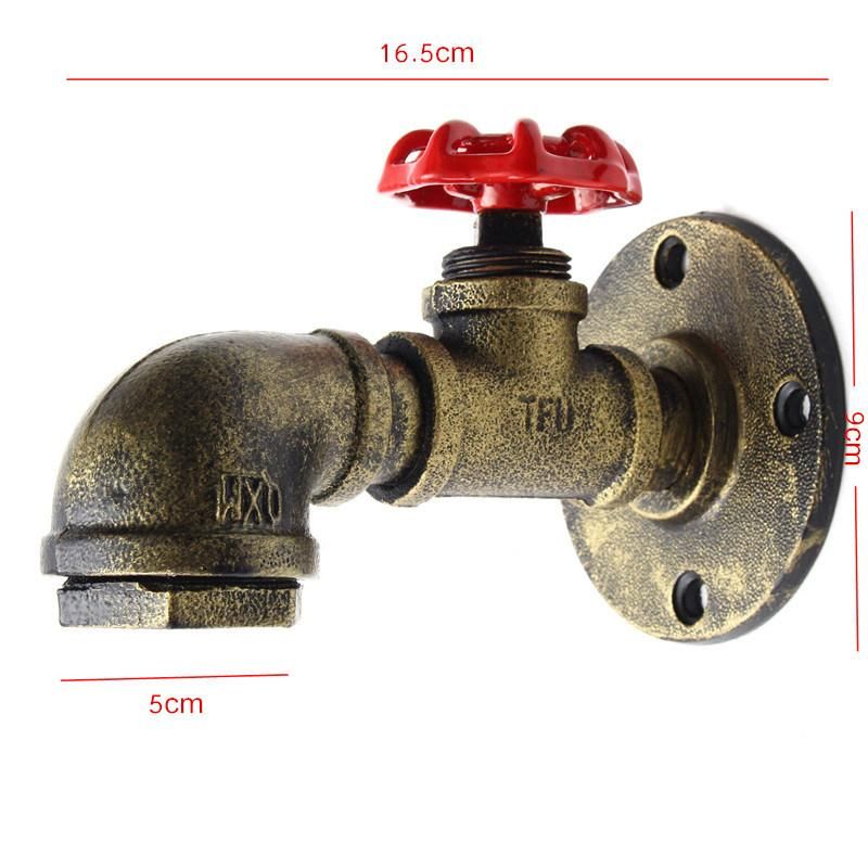 Vintage Retro Rustic Water Pipe Wall Light for Dining Room Bar Coffee Shop (WH-VR-02)