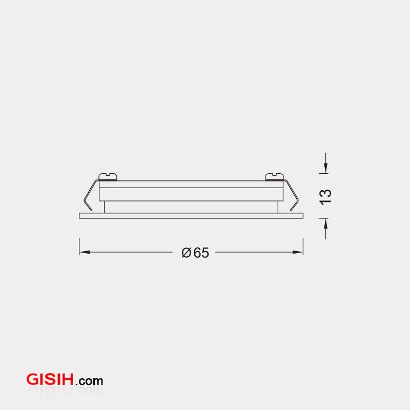 DC12V 2.2W LED Downlight LED Cabinet Light for Showcase LC7266A