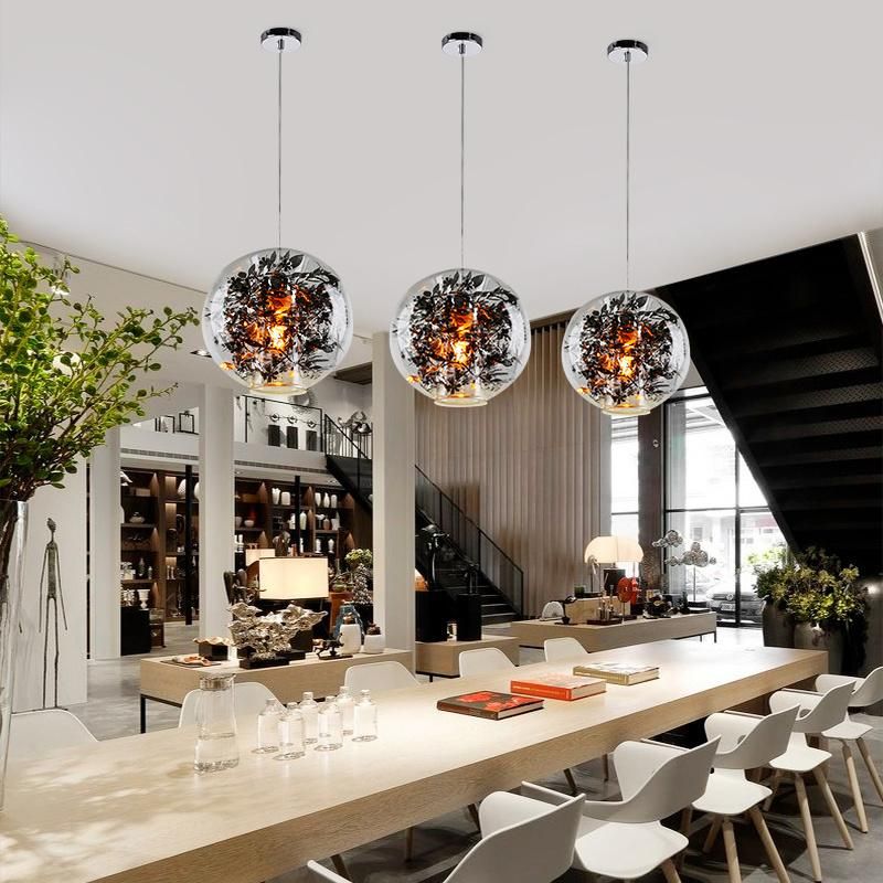 Nordic Glass Suspension Hanging Lights Kitchen Indoor House Dining Room Pendant Lamp (WH-GP-30)