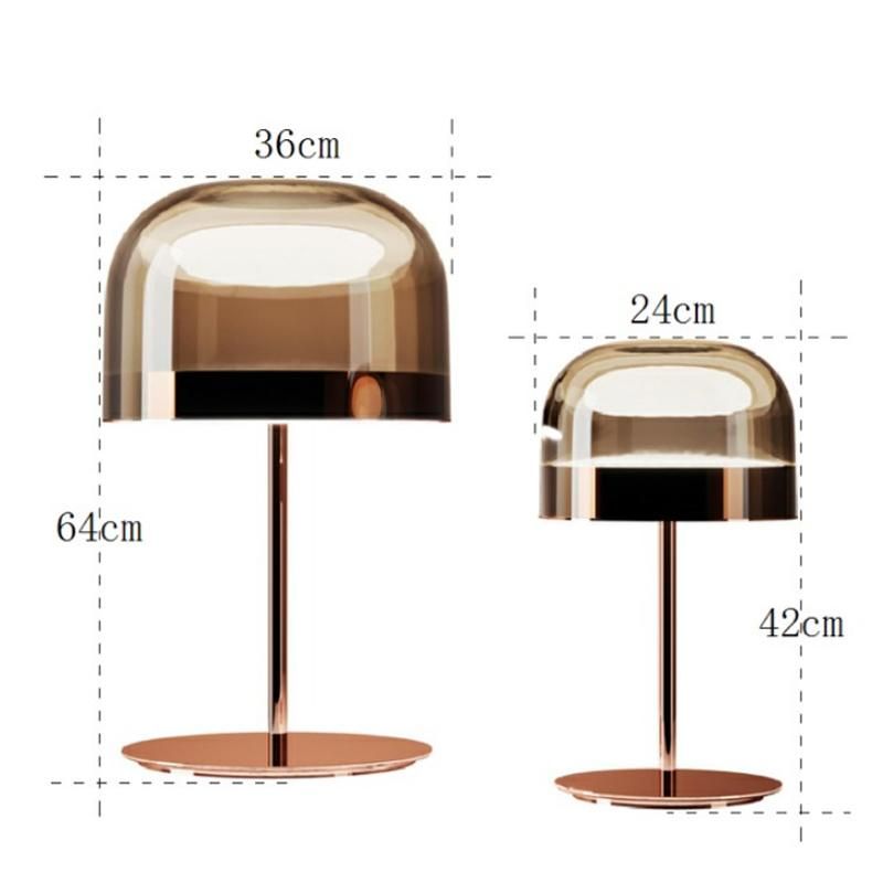Nordic Bedroom Bedside Glass Light Luxury Table Lamp Ins Post Modern Minimalist Living Room Study Creative Personality Floor Lamp