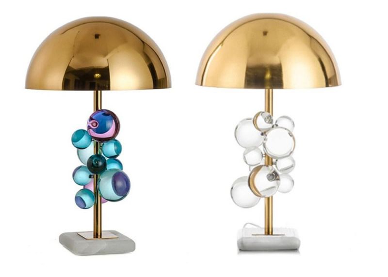 Crystal Table Lamp Designer Model Room Girls Children Room Bedroom Bedside Lamp Simple Home Decor Lamp