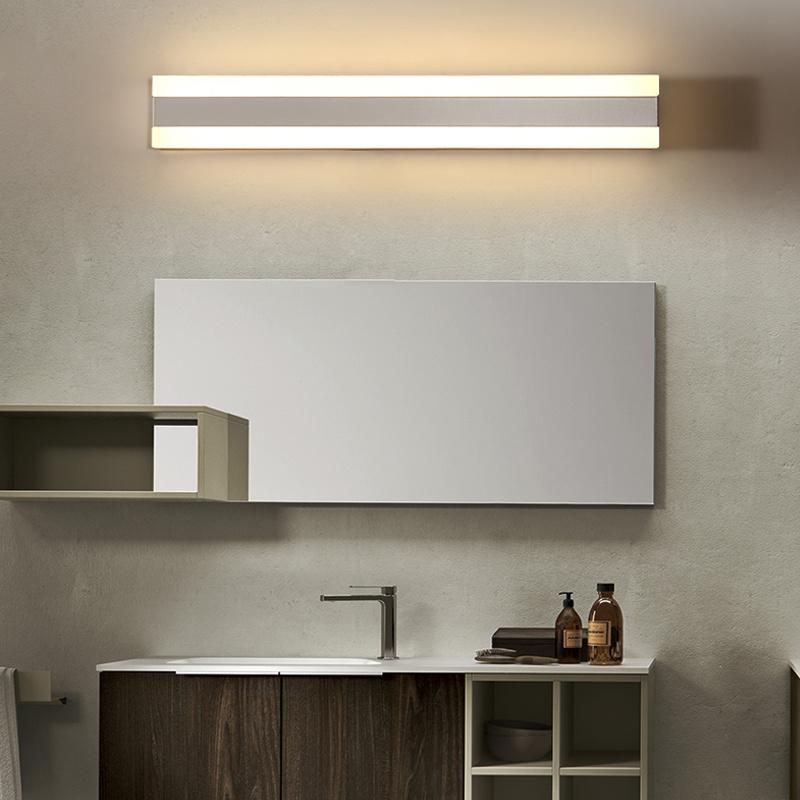 Zhongshan Factory IP44 Bathroom Home Decorative Lighting Acrylic LED Mirror Lamp Wall Light