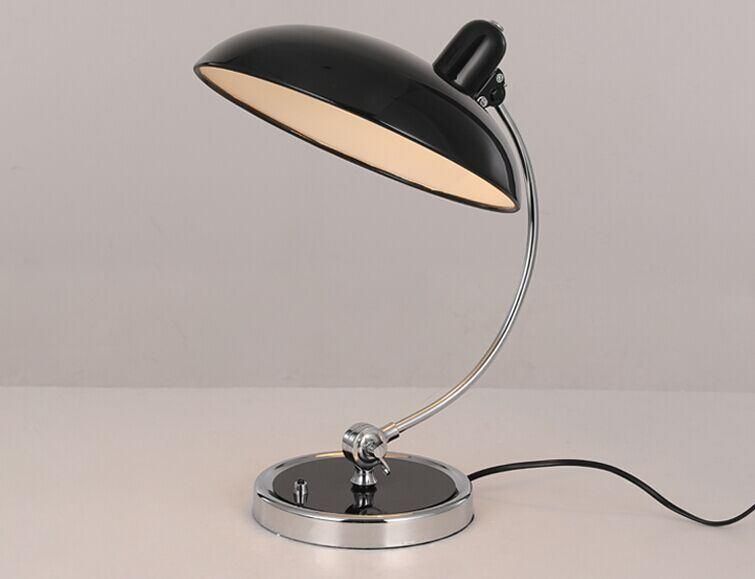Modern Desk Lamp Bauhaus Danish Retro Lamp Vintage Classic Bedroom Creative Black and White Desk Lamp