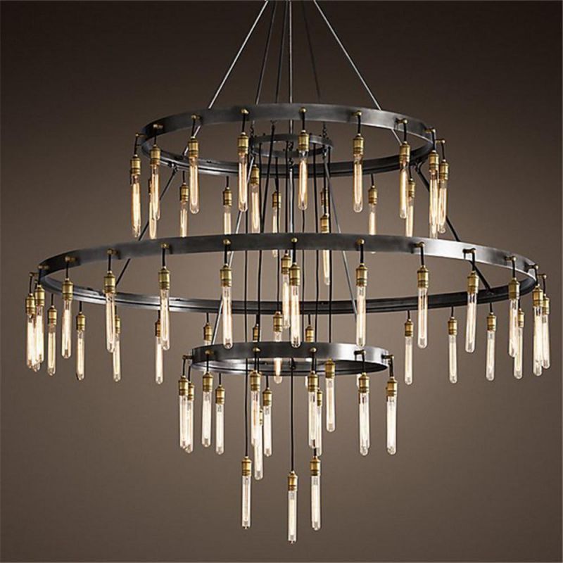 Luxury Indoor Light Decorative Modern Glass Chandelier