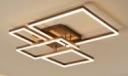 Modern Pendant Ceil Light 3 Square Linear Ceiling Light