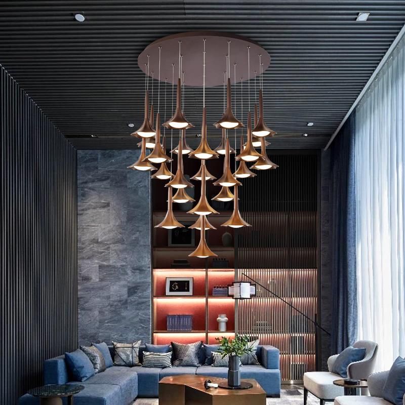 Traditional Retro Style Chandelier Restaurant Hotel Chandelier Pendant Lamp Light