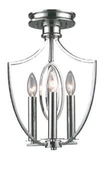 Simplism Style Brushed Nickel Ceiling Lamp (MD-15124)