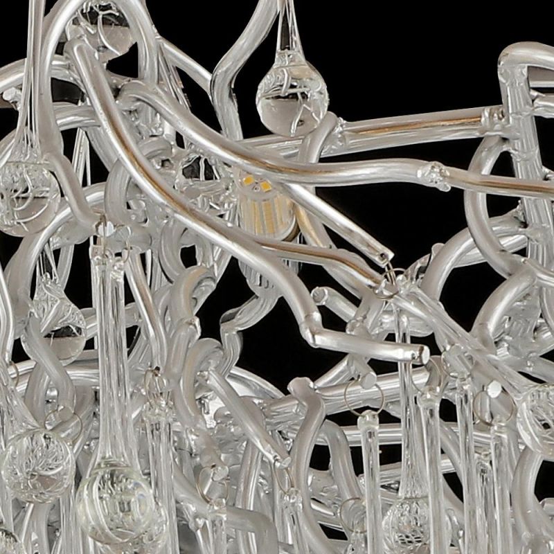 2022 Contemporary Luxury Clear Crystal Chandelier Suitable for Living Room Modern Hotel Room