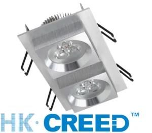 Hk Creed High Power LED Ceiling Down Light 3*1W*2