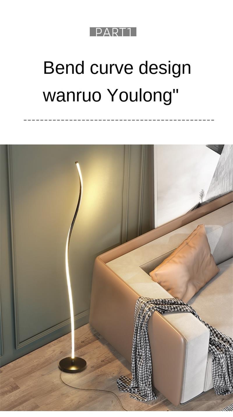 Nordic Minimalist Interior Lighting Design Sense Bedroom Living Room Lamp Floor