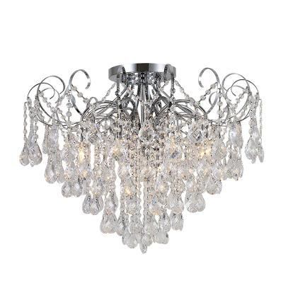 Special Design Crystal Glass Chandelier Living Room Dining Room Modern Interior Ceiling Lamp