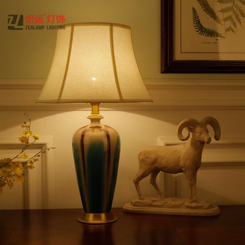 Ceramic Table Lamps Handmade Design for Bedroom (TL8020)