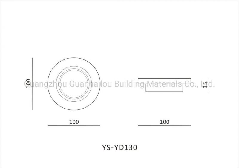 Moisture Proof Gypsum Bathroom Fittings/ LED Downlight (130)