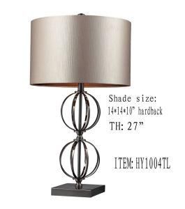 Iron Table Lamp with Hardback Shade (YF1004TL)