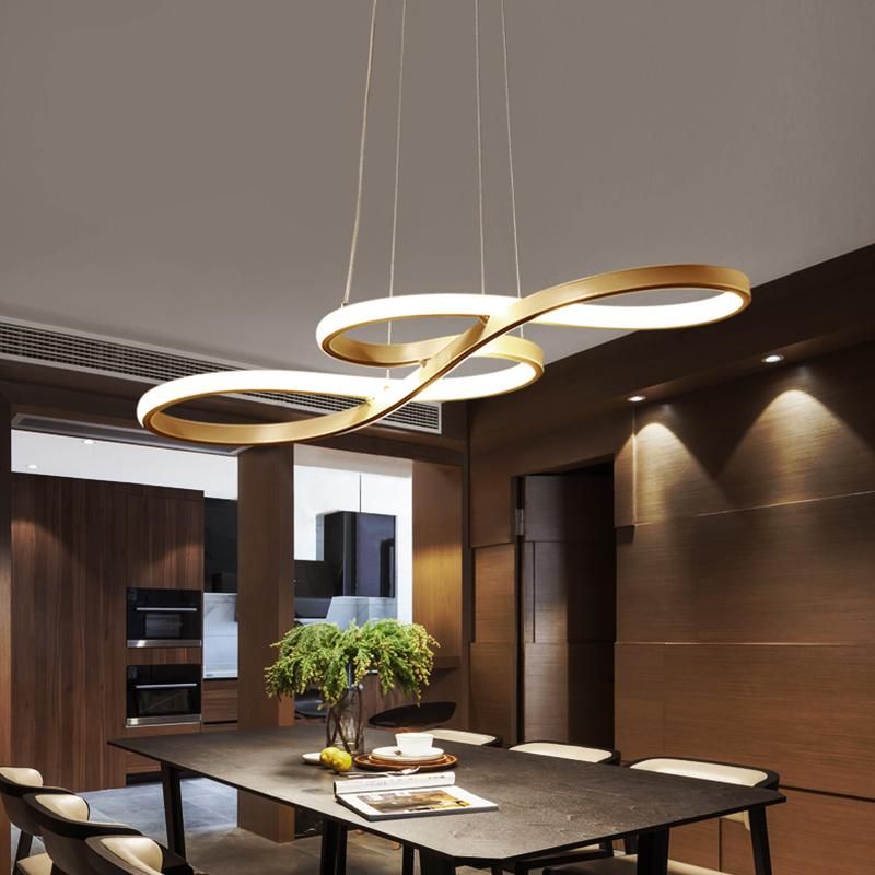 LED Post Modern Chandelier Living Room Lamp Dining Bedroom Pendant Lamp