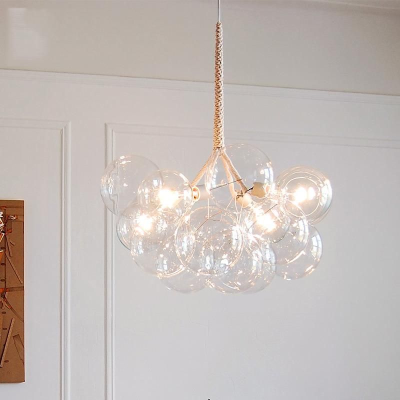 Decorative Glass Pendant Light for Indoor Home Lamp Fixtures (WH-GP-07)