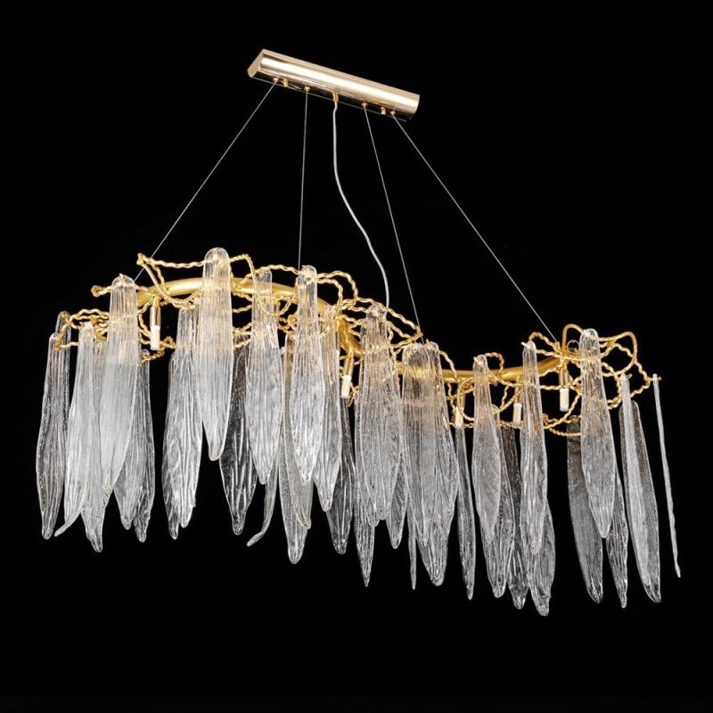 Rustic Manufactory Round Shape Handmade Stair Copper Crystal Ceiling Pendant Lamp Chandelier Lighting