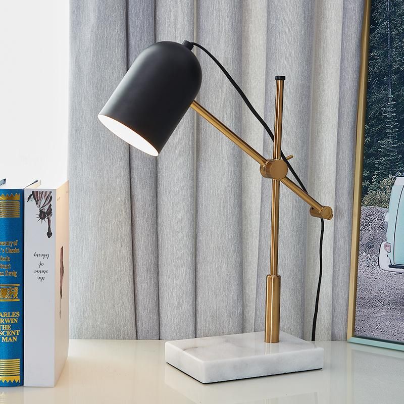 Modern Style Marble Luxury Office Study Desk Read Hotel Restaurant Bar Table Lamp