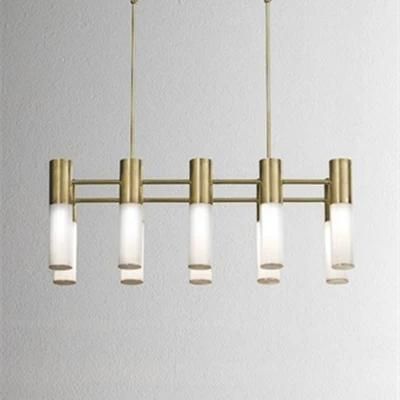 Chandelier Lighting Aluminum Glass Acrylic Material G9 Light Source Lamp