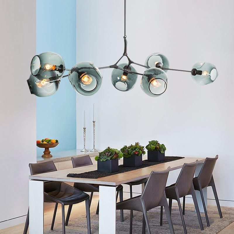 Nordic Molecular Lamp Living Room Bedroom Kitchen Glass Chandelier (WH-GP-08)