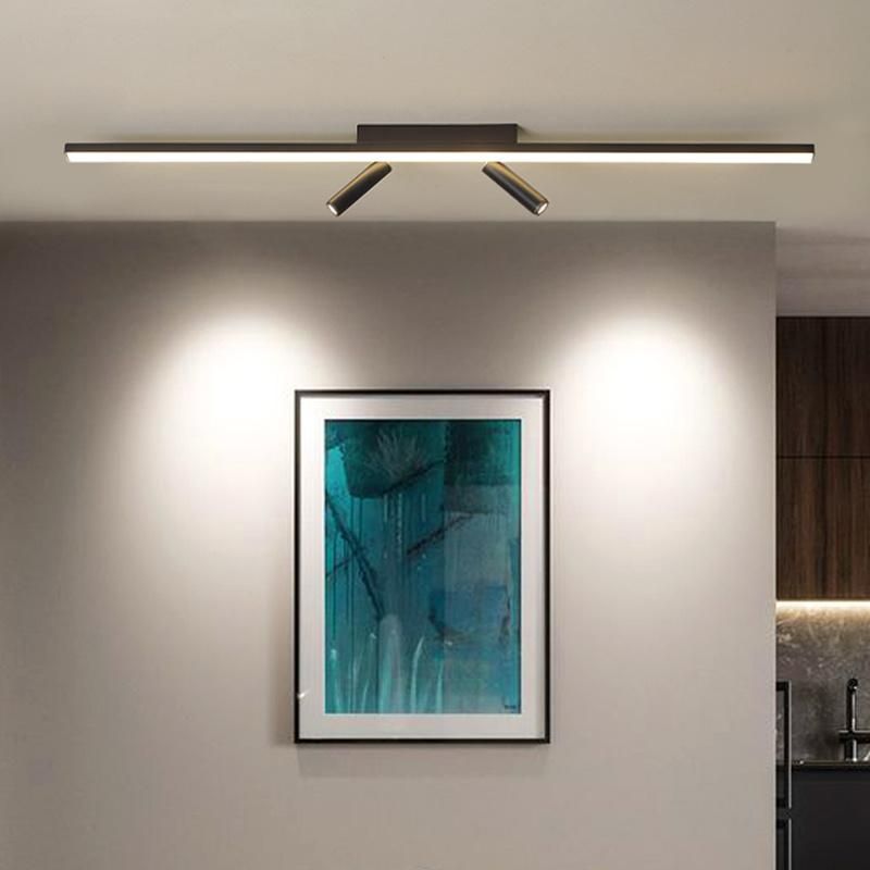 Long Linear Shape Ceiling Lamp Pendant Lamp Chandelier Living Room Lamp