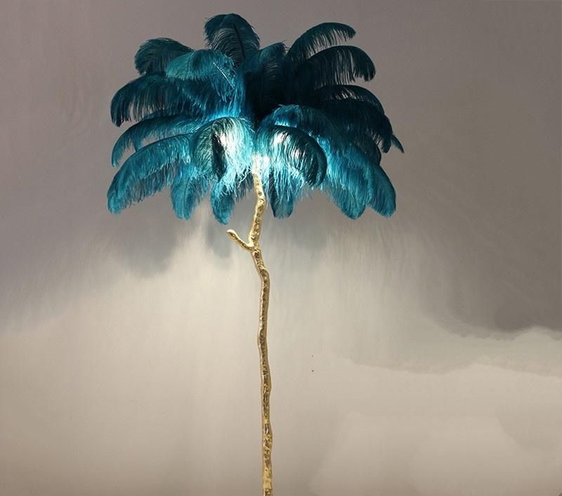 Ostrich Resin Table Light Interior Lighting Floor Lamp