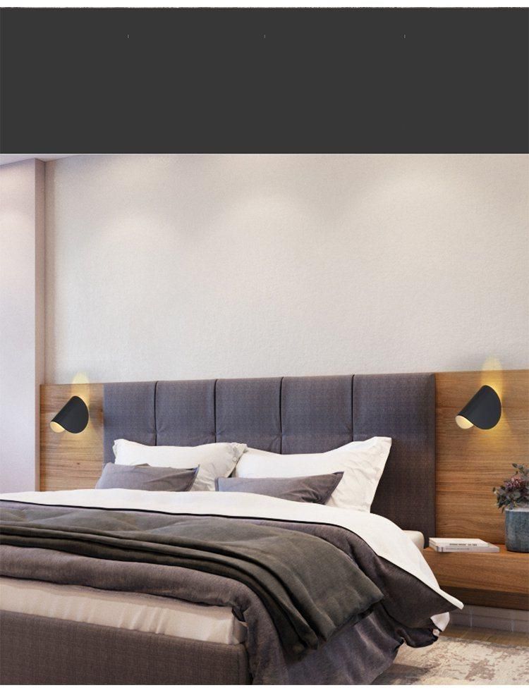Modern LED Wall Lamp Nordic Creative Personality Rotating Wall Light (WH-OR-30)