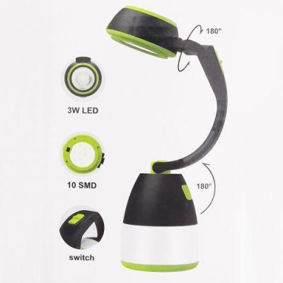 Yichen Multifunctional USB Rechargeable LED Table Lamp &amp; Reading Light