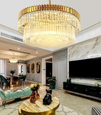 Hotel Lustre Crystal Chandelier, Sitting Room Luster Crystal Drops for Chandeliers