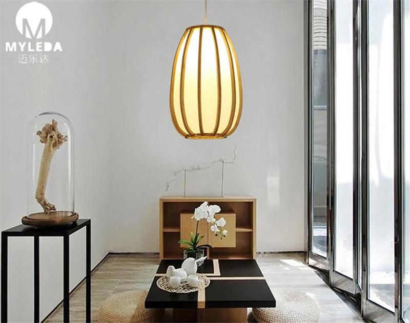 Popular LED Ceiling Modern Metal Chandelier Bamboo Pendant Light