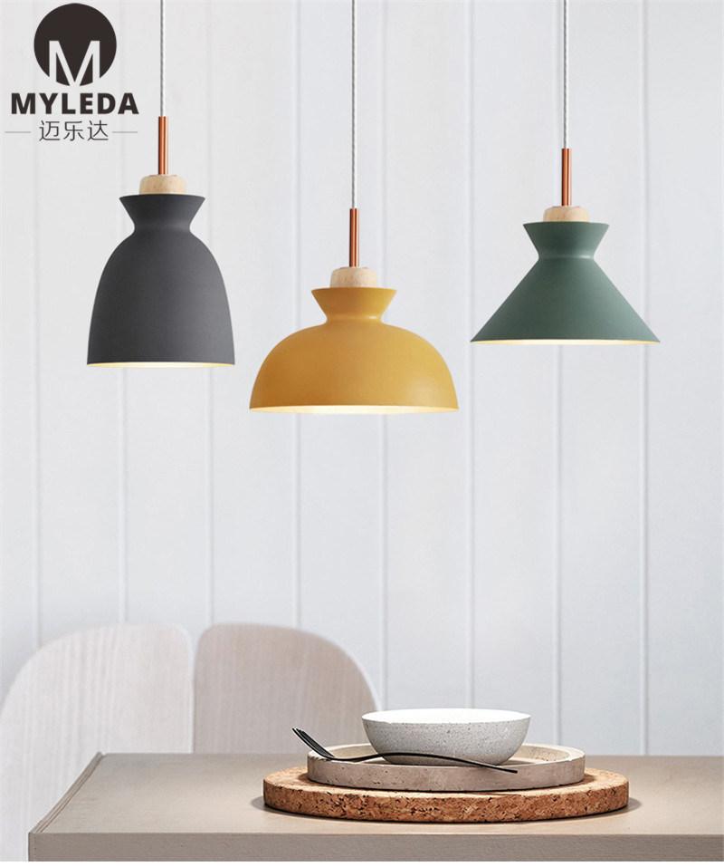 Modern Brush Brass Living Room Chandelier Hanging Pendant Lamp