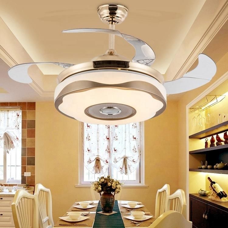 Product Electrical Appliance 42 Inch Remote Control Chinese Ceiling Decorative Fans Light with Bluetooth Speak
