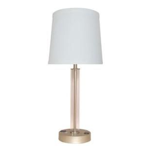 UL/cUL/SAA/Ce Clear Acrylic Hotel Guest Room Table Lamp