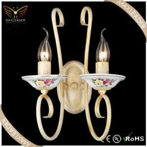 High Quality Candle Glass Decoration Outdoor Wall Light (MB12280)