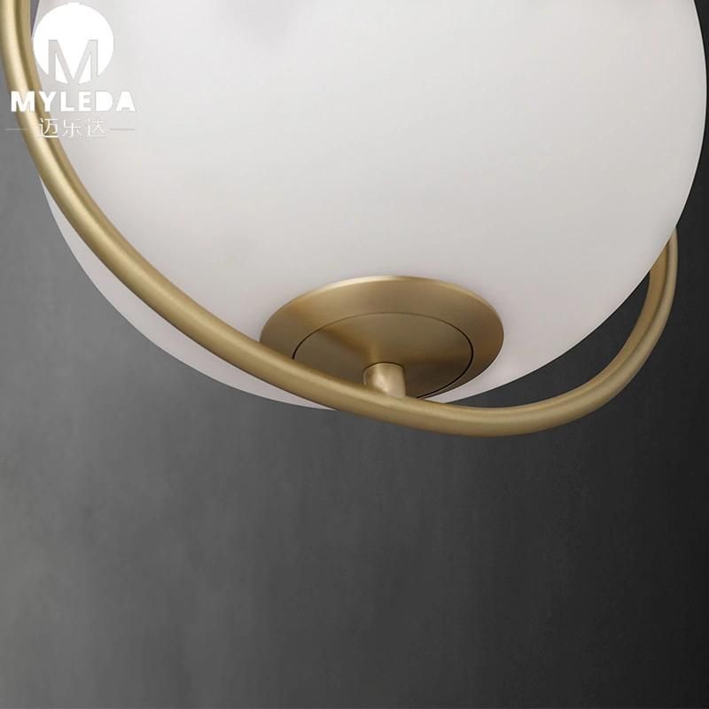 Glass Shade E27 Vintage Industrial Hanging Lamp Pendant Light