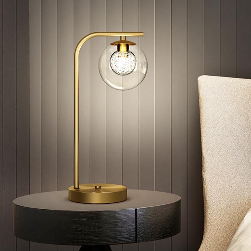 All Copper Nordic Living Room Floor Lamp Postmodern Bedroom Table Lamp