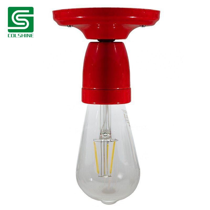 Vintage Ceramic Wall Lampholder for Edison LED Bulb