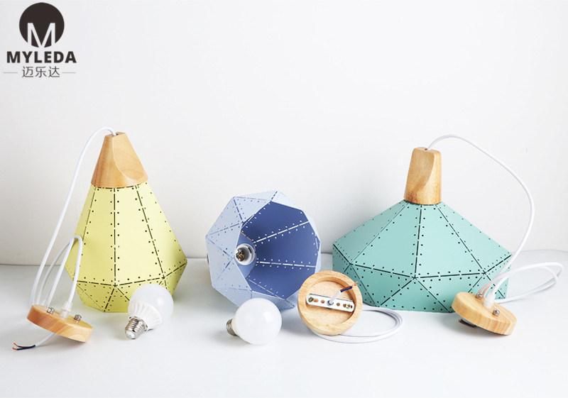Nordic Macarons Living Room Pendant Hanging Chandelier Lamp